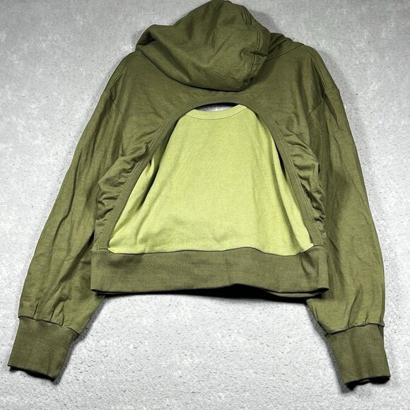 PORRIDGE Anthropologie Hooded Sweatshirt Women's Size XL Green (Moss) NWT - Picture 7 of 10